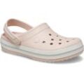 Clog CROCS "Crocband Clog", Damen, Gr. 37, beige (quartz), Croslite, sportlich, Schuhe, Sommerschuh, Schlappen, Hausschuh mit zweifarbiger Laufsohle