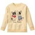 Mädchen Sweatshirt mit Hunde-Motiv