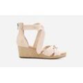 UGG® Yarrow keilabsatz für Damen in Natural Canvas, Größe 40, Veloursleder