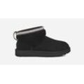 UGG® Classic Ultra Mini Maxi Curly Boot für Damen in Black, Größe 43, Veloursleder