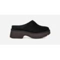 UGG® New Heights Clog für Damen | UGG® EU in Black, Größe 43, Veloursleder