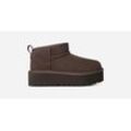 UGG® Classic Ultra Mini Plateau-Boot für Kinder | UGG® EU in Molasses, Größe 32.5, Veloursleder