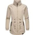 Outdoorjacke RAGWEAR "Tacy", Damen, Gr. S (36), beige (sand), Obermaterial: 100% Polyester, Innenfutter: 100% Polyester, modisch, tailliert hüftbedeckend, hoch geschlossener Ausschnitt, Langarm Ärmel ohne Ärmelschlitz normaler Saum mit Gummizug, Jacken, w