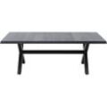 Siena Garden Sincro Tisch 200x100cm matt anthrazit / wood-grey