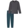 Schiesser Herren Pyjama Casual Essentials 1er-Pack