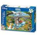 Ravensburger XXL Die Familie der Animal Friends Puzzle, 100 Teile