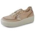 Plateau-Sneaker Gabor beige, 43