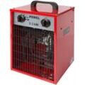 Heizlüfter, für innen, 2 Heizstufen, 3300 w - red - Perel