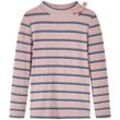 Vidaxl - Kinder-Langarmshirt Gestreift Hellrosa 128 68505