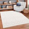 Hochflor-Teppich HOME AFFAIRE "Andro", beige (creme), B:200cm H:20mm L:290cm, Obermaterial: 100% Polypropylen, Teppiche, Boho Scandic Stil, weich, Hoch Tief Struktur, Wohnzimmer, Schlafzimmer