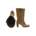 wonders Damen Stiefel, beige, Gr. 41