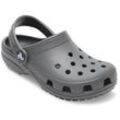 Clog CROCS "Classic Clog K", Kinder, Gr. 20, grau, Croslite, unifarben, sportlich, Schuhe, Hausschuh, Schlappen, Sandale mit Fersenriemen