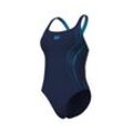 Badeanzug ARENA "arena Feel Damen Scratch Control Pro Back Bustier Badeanzug", Damen, Gr. 46, N-Gr, schwarz (schwarz, artic), Obermaterial: 80% Polyamid, 20% Elasthan, Badeanzüge