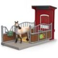 Schleich Spielfigur Farm World Ponybox mit Mustang Stute