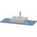 Duravit XSquare Konsole XS060D04747 80x55cm, mit 1 Ausschnitt, Stone Blue hochglanz