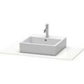 Duravit XSquare Konsole XS060E02222 100x55cm, mit 1 Ausschnitt, weiß hochglanz