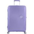 Hartschalen-Trolley AMERICAN TOURISTER "SOUNDBOX 77", Gr. B/H/T: 51,5cm x 77cm x 29,5cm 97 l, lila (lavender), Polypropylen, unifarben, Koffer, Reisekoffer Trolley Aufgabegepäck TSA-Zahlenschloss Volumenerweiterung