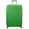 Hartschalen-Trolley AMERICAN TOURISTER "SOUNDBOX 77", Gr. B/H/T: 51,5cm x 77cm x 29,5cm 97 l, grün (grass grün), Polypropylen, modisch, Koffer, Koffer Reisegepäck Koffer groß Reisekoffer TSA-Zahlenschloss