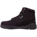 Schnürboots KAPPA, Gr. 41, schwarz, Synthetik, unifarben, sportlich, Schuhe Damenschuh Herbstschuh Herrenschuh Outdoorschuh Schnürboots Sneaker high Sneakerboots, mit robuster, rutschhemmender Sohle