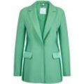 Longblazer SPORTALM KITZBÜHEL, Damen, Gr. 38, grün (mint grün), Web, Obermaterial: 91% Polyester, 9% Elasthan, unifarben, clean, modisch, figurbetont, Langarm, Blazer, mit Ziertaschen aus Satin