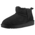 Winterboots ARA, Damen, Gr. 43, schwarz, Veloursleder, Lammfell, unifarben, sportlich, Schuhe, Schlupfboots, Snowboots, Winterboots in Bequemweite H = sehr weit