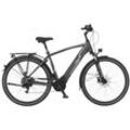 E-Bike FISCHER FAHRRAD "VIATOR 5.0i Herren 504" Gr. 55, grau (schiefergrau matt), E-Bikes, 55cm, 28 Zoll (71,12cm), Pedelec, Elektrofahrrad für Herren