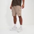 Cargoshorts ELLESSE "TERENCE CARGO SHORTS", Herren, Gr. M, N-Gr, braun (light braun), Obermaterial: 97% Baumwolle, 3% Elasthan, sportlich, Hosen