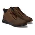 Stiefel DC SHOES "Mason 2", Gr. 10,5(44), braun (braun, schwarz), Obermaterial: Leder [Kuh] / Futter: Textil / Außensohle: Gummi, Schuhe