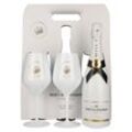 Moët Champagner Moët & Chandon Champagne ICE IMPÉRIAL Demi-Sec 12,5% Vol. 0,75l in Geschenkbox mit 2 Gläsern weiß