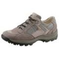 Schnürschuh WALDLÄUFER "HOLLY", Damen, Gr. 8 (42), grau (taupe, beige), Nubukleder, Textil, sportlich, Schuhe, Bequemschuh, Halbschuh, Outdoorschuh in Trekking-Optik, H-Weite