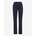 Brax Damen Five-Pocket-Hose Style CAROLA, Blau, Gr. 34