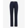 Brax Damen Five-Pocket-Hose Style CAROLA S, Blau, Gr. 34