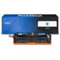 PrintAbout Toner kompatibel mit HP 128A (CE321A) - Cyan