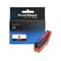 PrintAbout Druckerpatrone kompatibel mit Epson 33 (C13T33434012) - Magenta