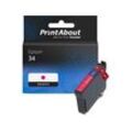 PrintAbout Druckerpatrone kompatibel mit Epson 34 (C13T34634010) - Magenta