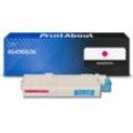 PrintAbout Toner kompatibel mit OKI 46490606 - Magenta