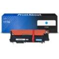 PrintAbout Toner kompatibel mit HP 117A (W2071A) - Cyan