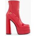 Stiefelette - Damen - rot - 39