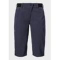 3/4-Hose SCHÖFFEL "Bike Capri Pants Style Keitele WMS", Gr. 38, Normalgrößen, blau (8820, blau), Oberstoff: 88% Polyester 12% Elasthan, sportlich, Hosen