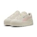 Sneaker PUMA "Karmen II Sneakers Damen", Gr. 37, alpine snow rose quartz weiß pink, Obermaterial: Kuhleder, Textil - Naturfaser; Futter: Textil; Innensohle: Textil; Laufsohle: Gummi, Schuhe