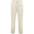 Stoffhose LINDBERGH "Lindbergh Freizeithose", Herren, Gr. L, weiß (cream weiß), Oberstoff: 35% Polyester (recycelte Fasern), 31% Viskose, 30% Polyester, 4% Elasthan, relaxed fit, Hosen