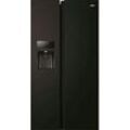 HAIER HSR5918DIPB SBS 90 SERIE 5 Side-by-Side (511 l, D, 1775 mm hoch, Schwarz Matt)