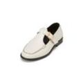 Loafer MARC O'POLO "aus veredeltem Rindleder", Damen, Gr. 36, beige, Obermaterial: 100% Leder, unifarben, Schuhe