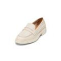 Loafer MARC O'POLO "aus weichem Rindleder", Damen, Gr. 37, beige, Obermaterial: 100% Leder (Rind), unifarben, casual, Schuhe