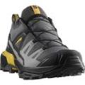 Wanderschuh SALOMON "X ULTRA 360 GTX", Gr. 47, castlerock, schwarz, spicy mustard, Synthetik, Textil, sportlich, Schuhe, wasserdicht