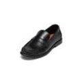 Loafer MARC O'POLO "aus verdeltem Rindleder", Damen, Gr. 36, schwarz, Obermaterial: 100% Leder, unifarben, Schuhe