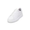 Sneaker MARC O'POLO "aus edlem Rindleder", Herren, Gr. 42, weiß, Obermaterial: 100% Leder (Rind), unifarben, casual, Schuhe