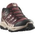 Wanderschuh SALOMON "EXTEGRA GTX W", Gr. 38,5, henna, rum raisin, mahogany rose, Synthetik, Textil, sportlich, Schuhe, wasserdicht