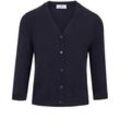 Strickjacke aus 100% Premium-Kaschmir Peter Hahn Cashmere blau, 40