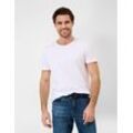 Brax Herren Shirt Style TONYwhite, weiß, Gr. XS